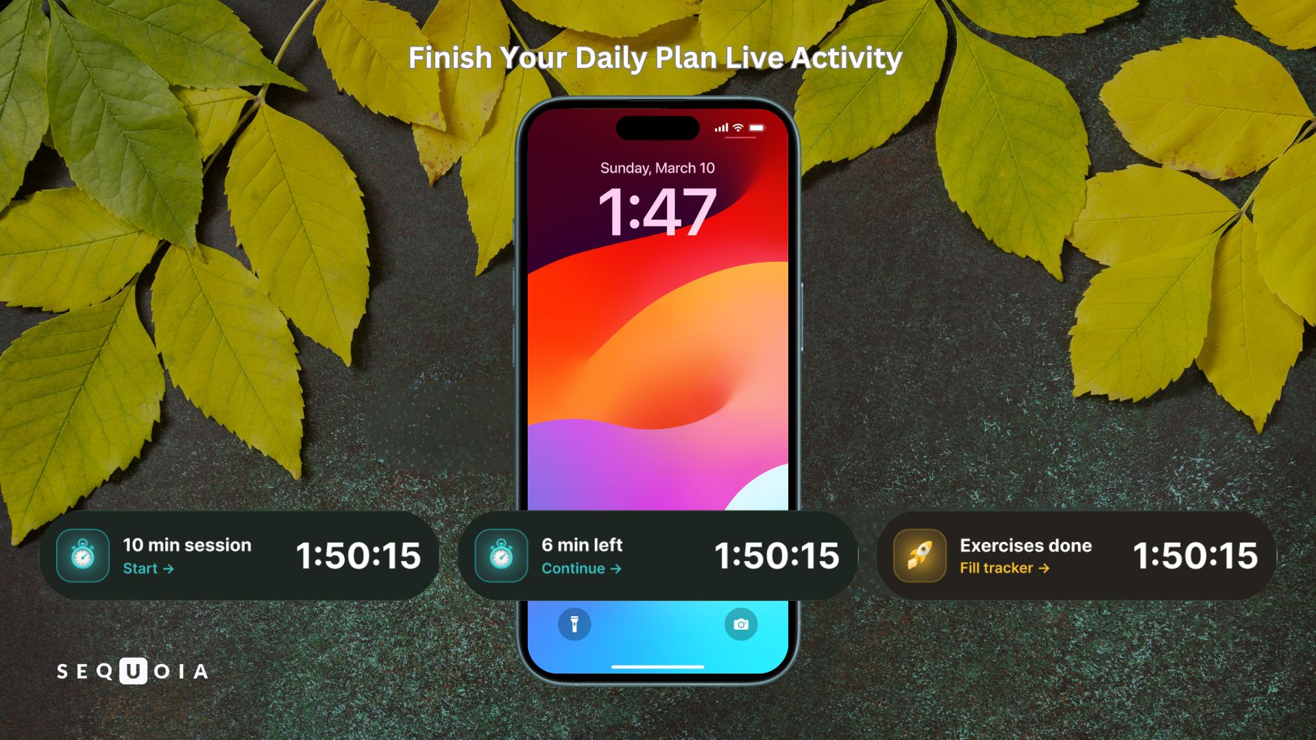 Finish Your Daily Plan Live Activity Sequoia Feature
